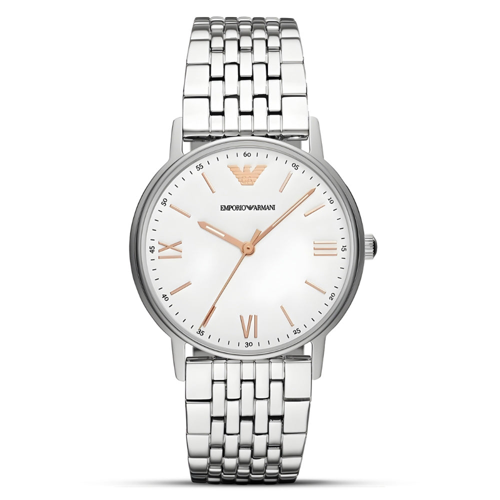 Emporio Armani Kappa White Dial Men's Watch | AR80014