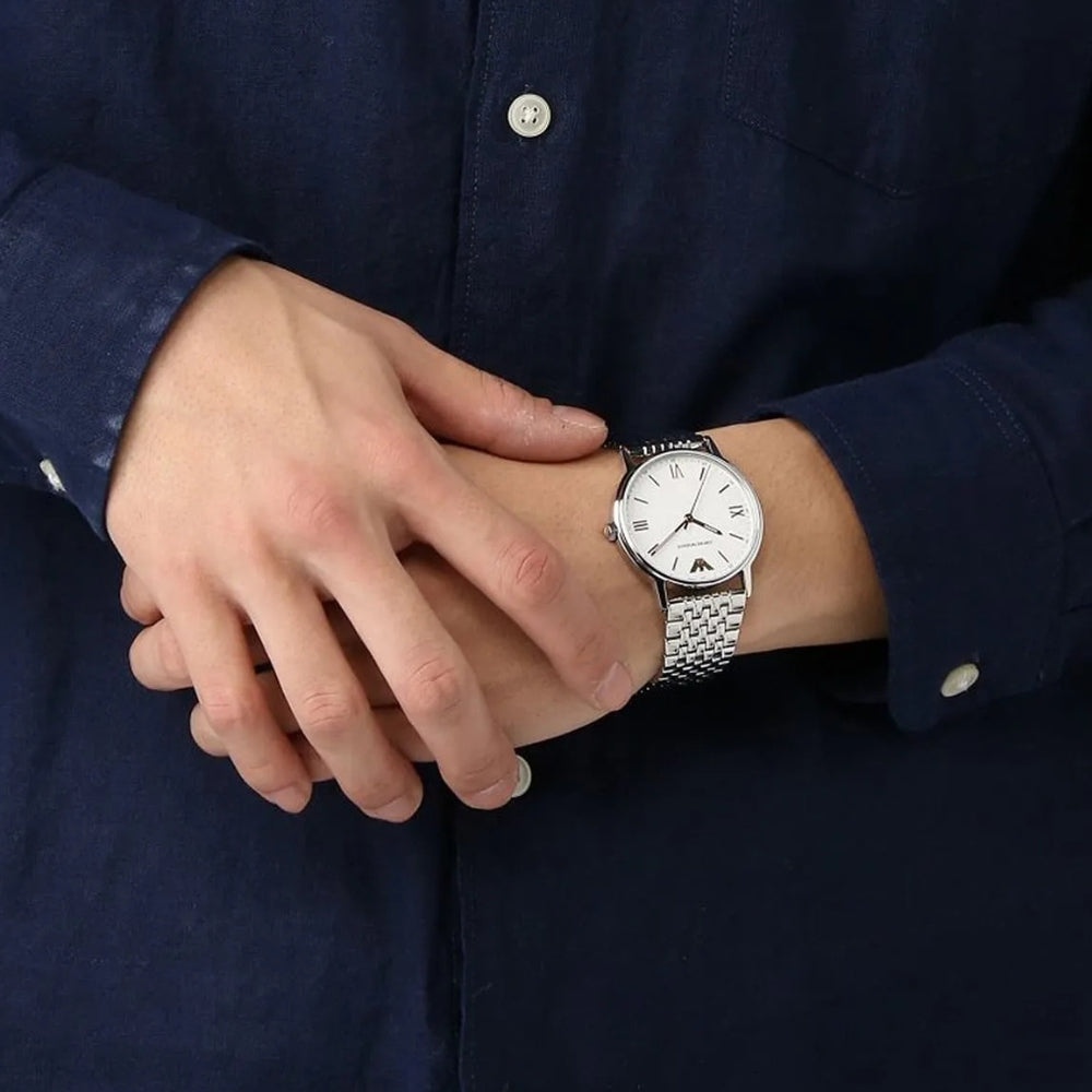 Emporio Armani Kappa White Dial Men's Watch | AR80014