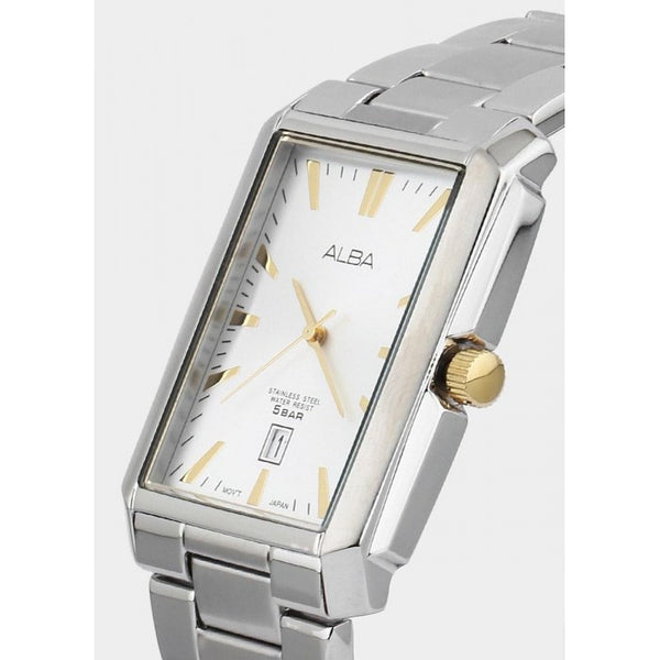 Alba Quartz Silver-Tone Stainless Steel Men's Watch AS9709X1