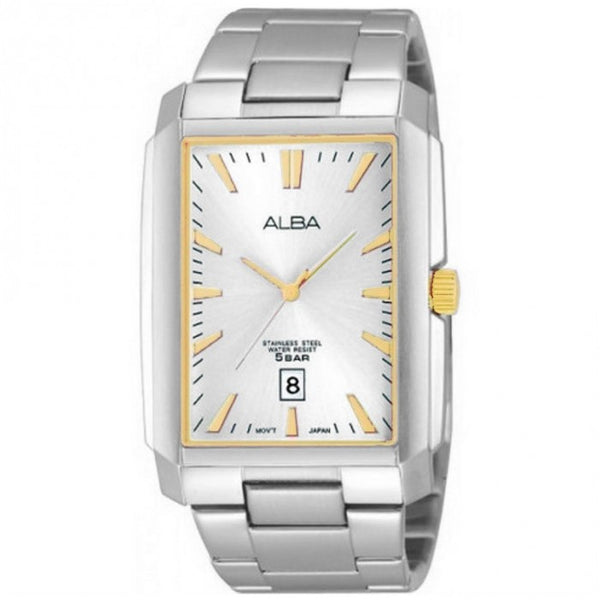 Alba Quartz Silver-Tone Stainless Steel Men's Watch AS9709X1