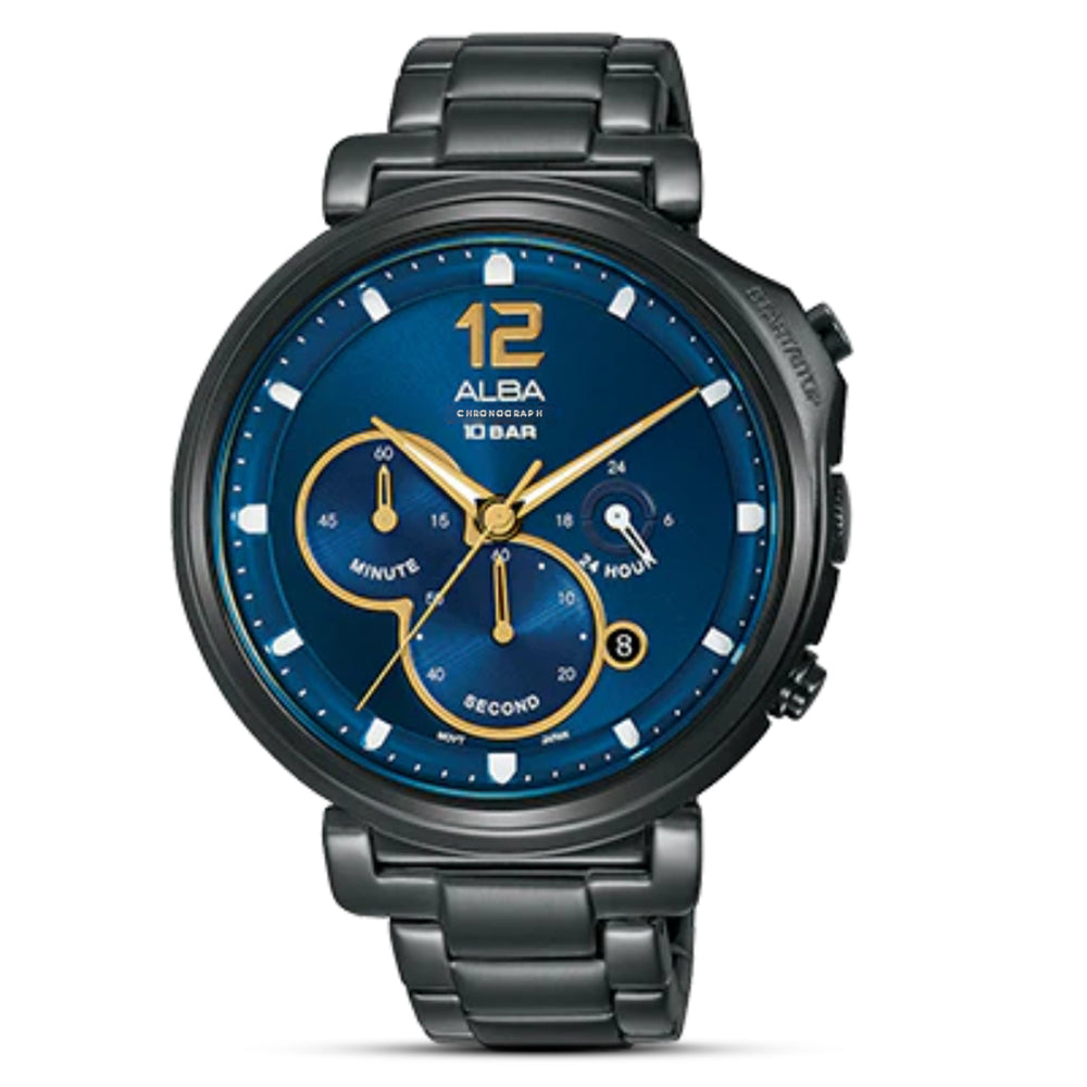 ALBA CHRONOGRAPH BLUE DIAL MEN'S WATCH | AT3E21X