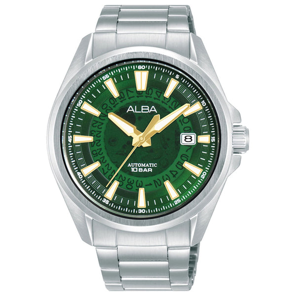 Alba Automatic Green Translucent Layered Dial Men's Watch| AU4027