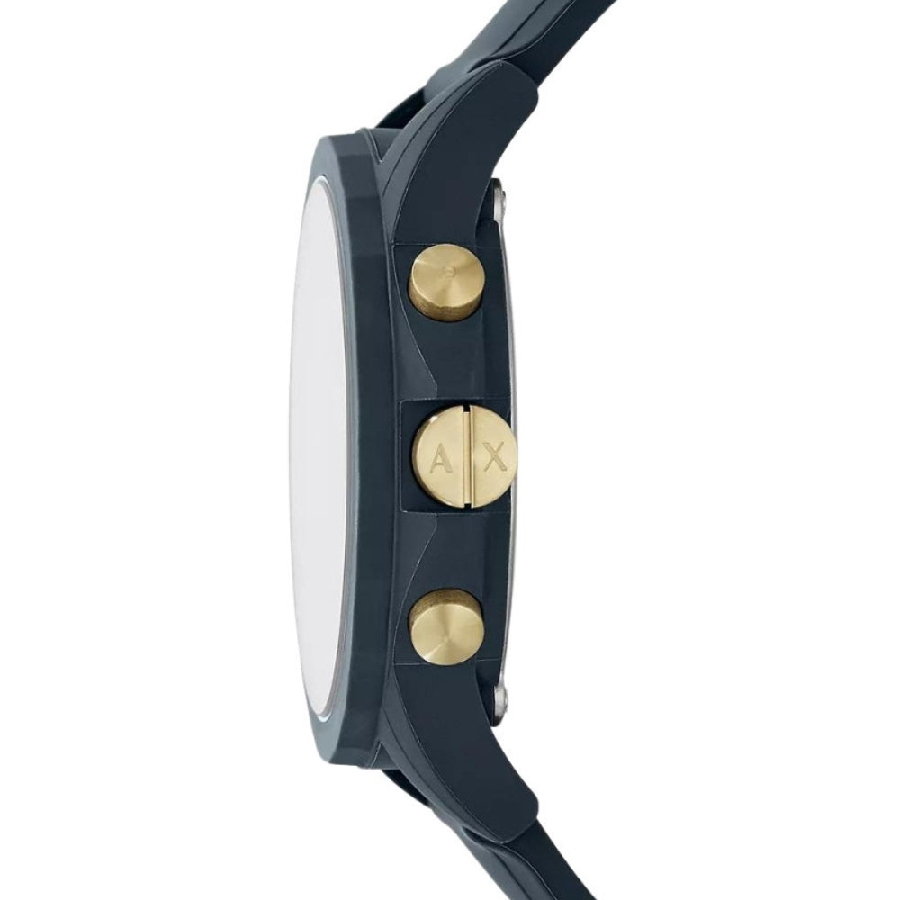 Armani Exchange Graphite Grey Dial Silicone Band Men's Watch AX1335