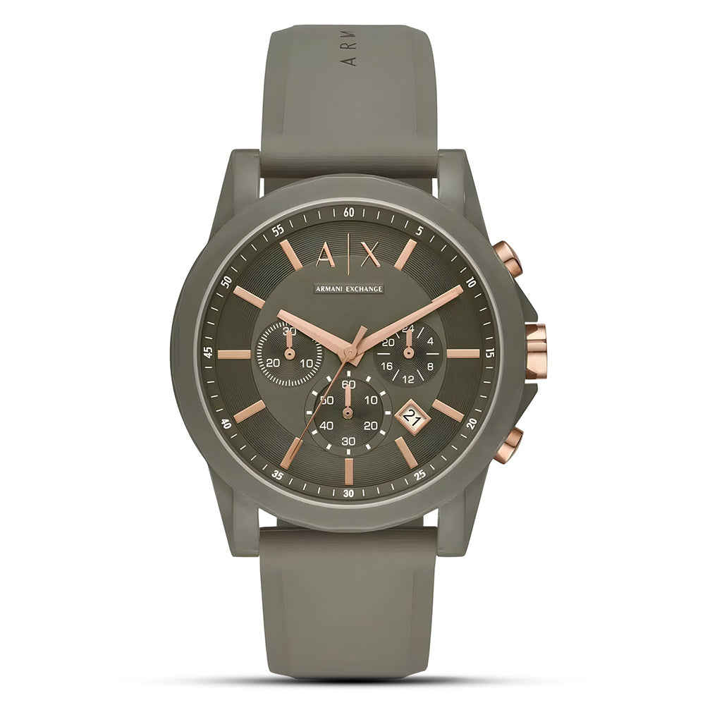Armani Exchange Chronograph Quartz Green Dial Men's Watch AX1341