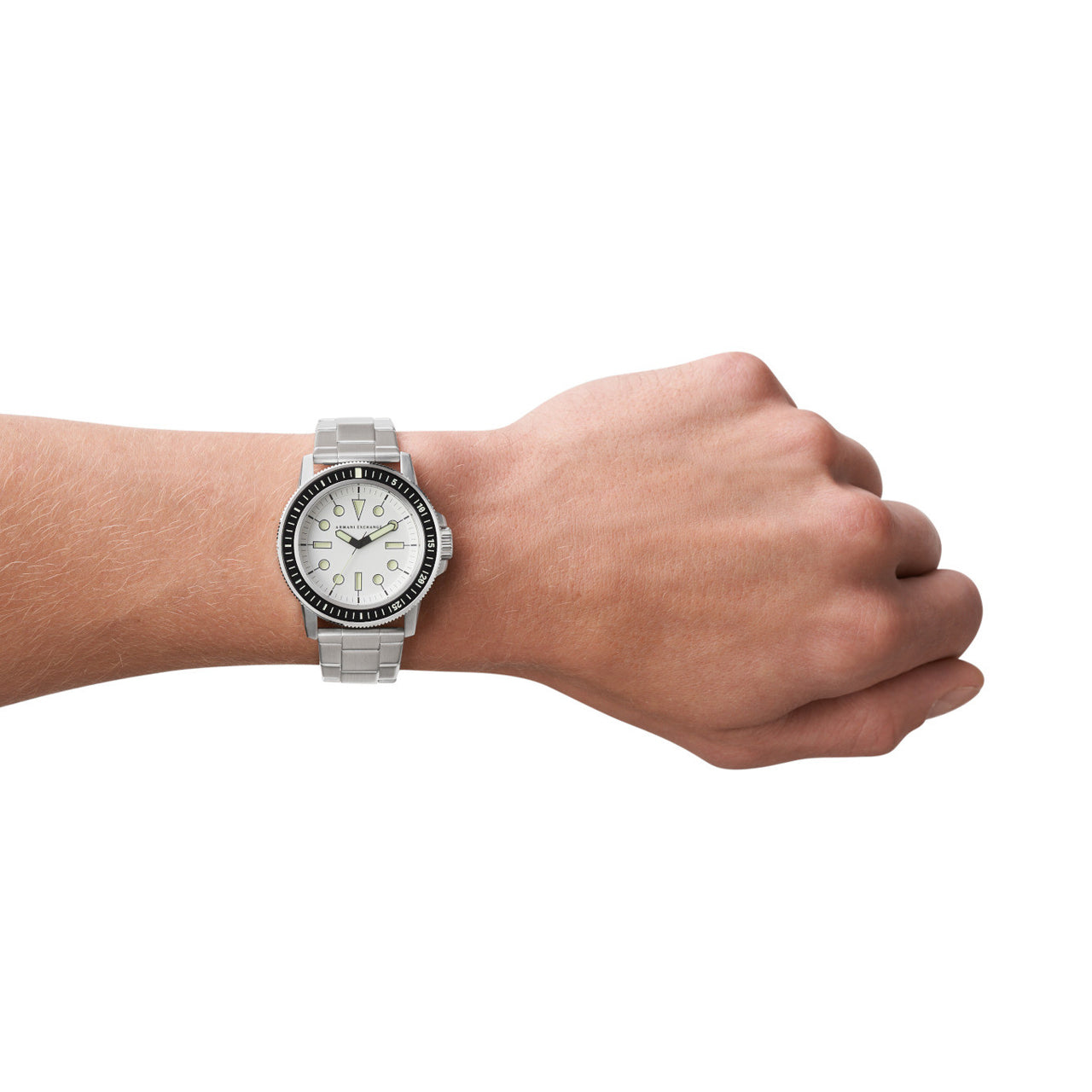 Armani Exchange Leonardo White Dial Men's Watch | AX1853