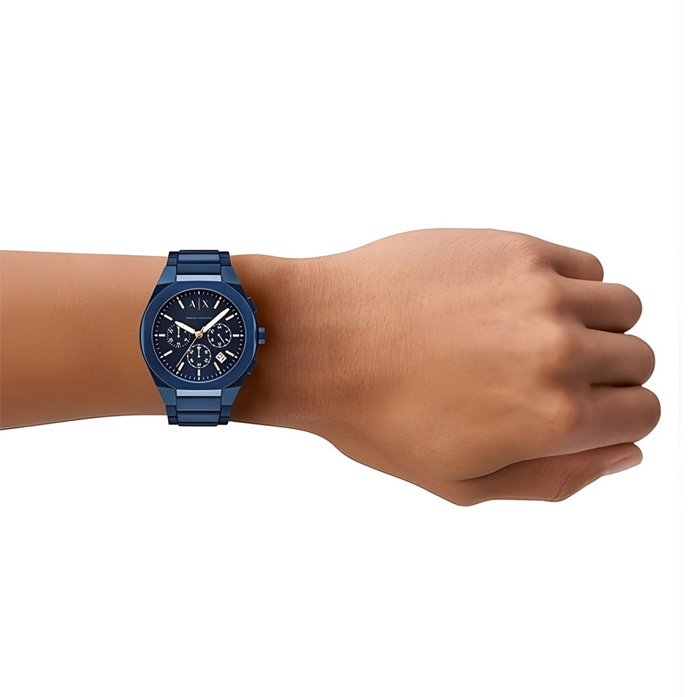 Armani Exchange Sync Blue Chronograph Blue Dial Men's Watch AX4189