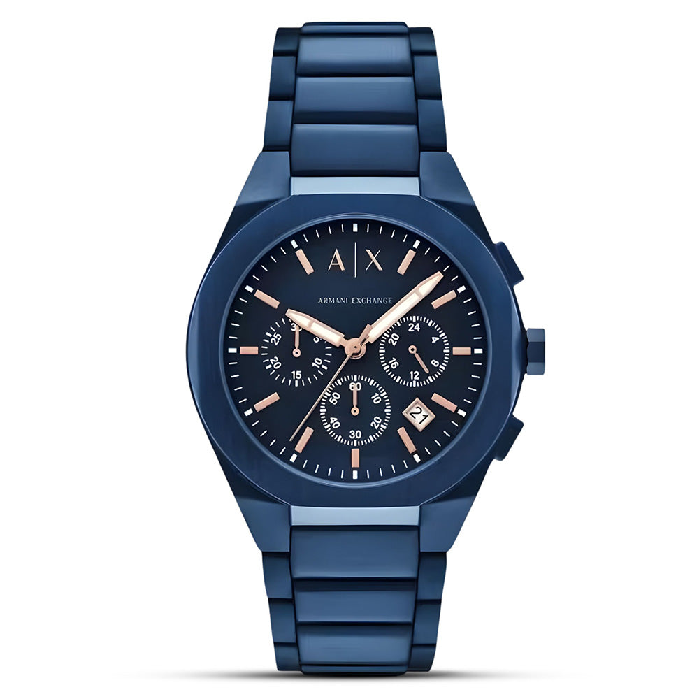 Armani Exchange Sync Blue Chronograph Blue Dial Men's Watch AX4189