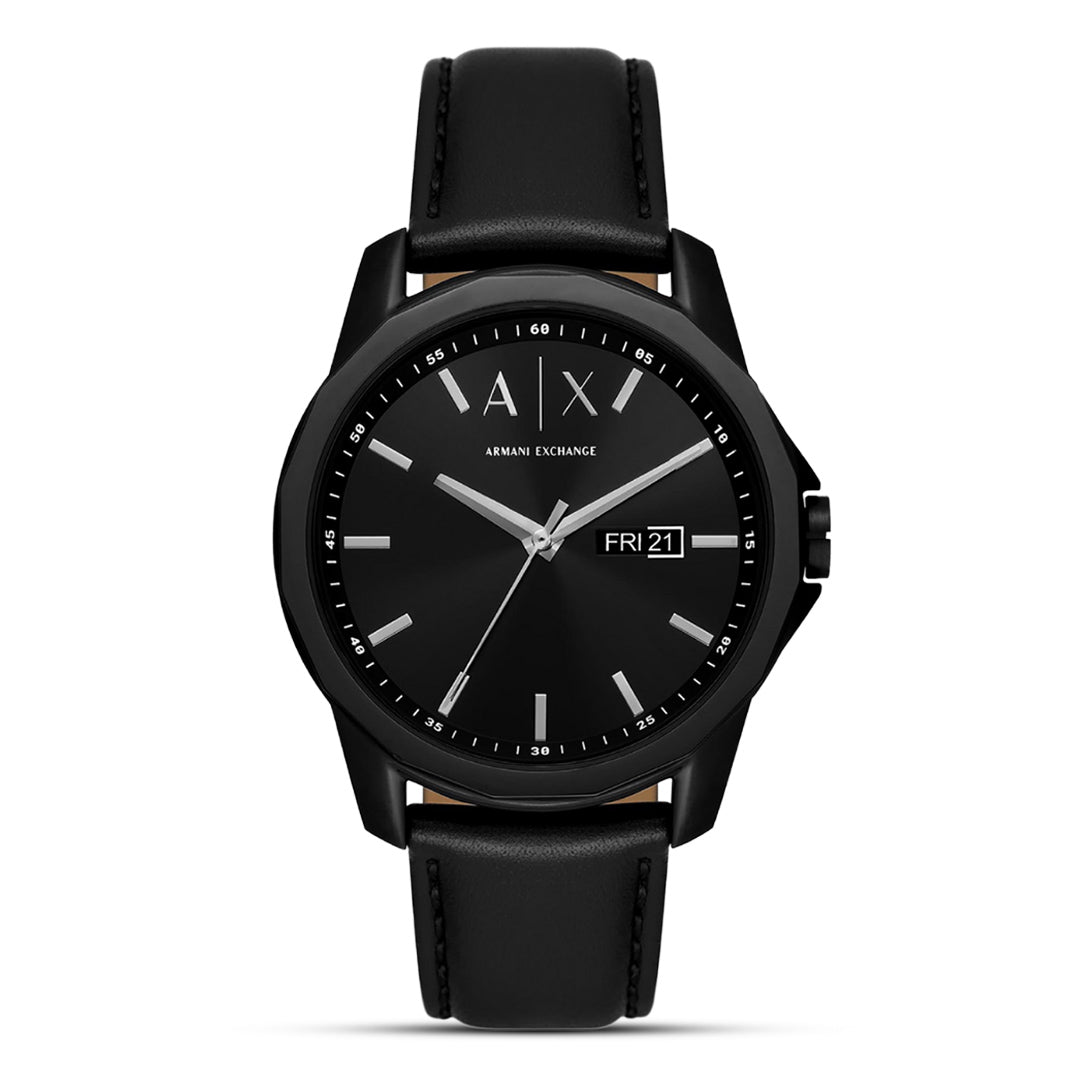 Armani Exchange Day Date Black Dial Men's Watch | AX7147