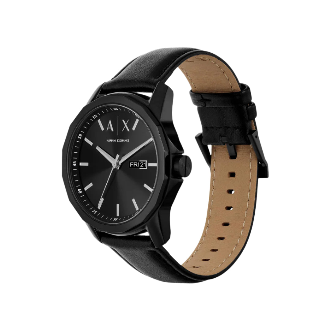 Armani Exchange Day Date Black Dial Men's Watch | AX7147