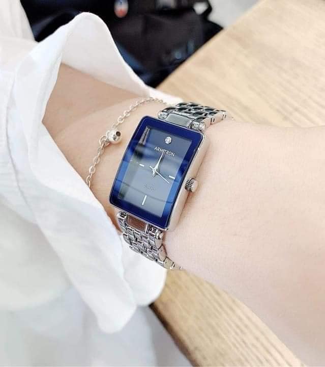 Armitron Blue Crystal Dial Bracelet Women's Watch| 75/5769BLSV