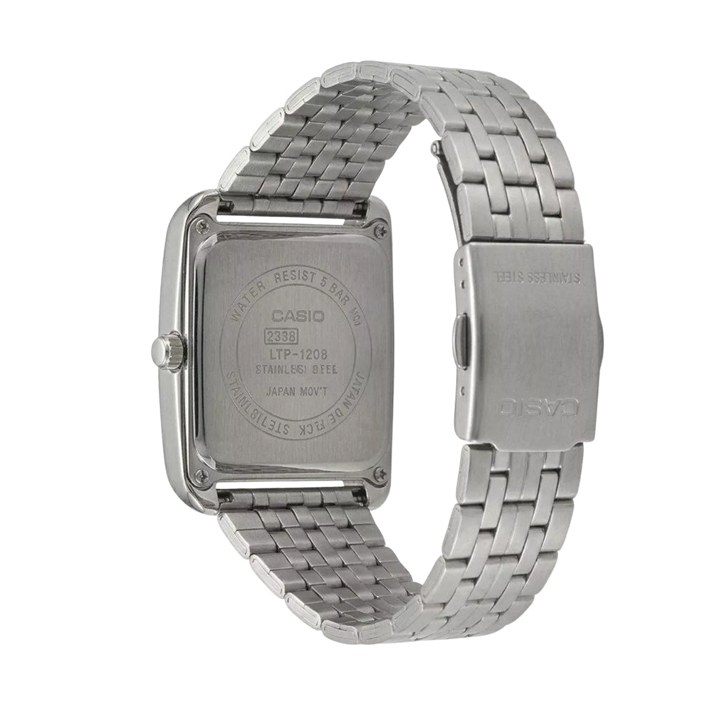 CASIO RECTANGLE GREY DIAL MEN'S WATCH MTP-B215D-8AVDF