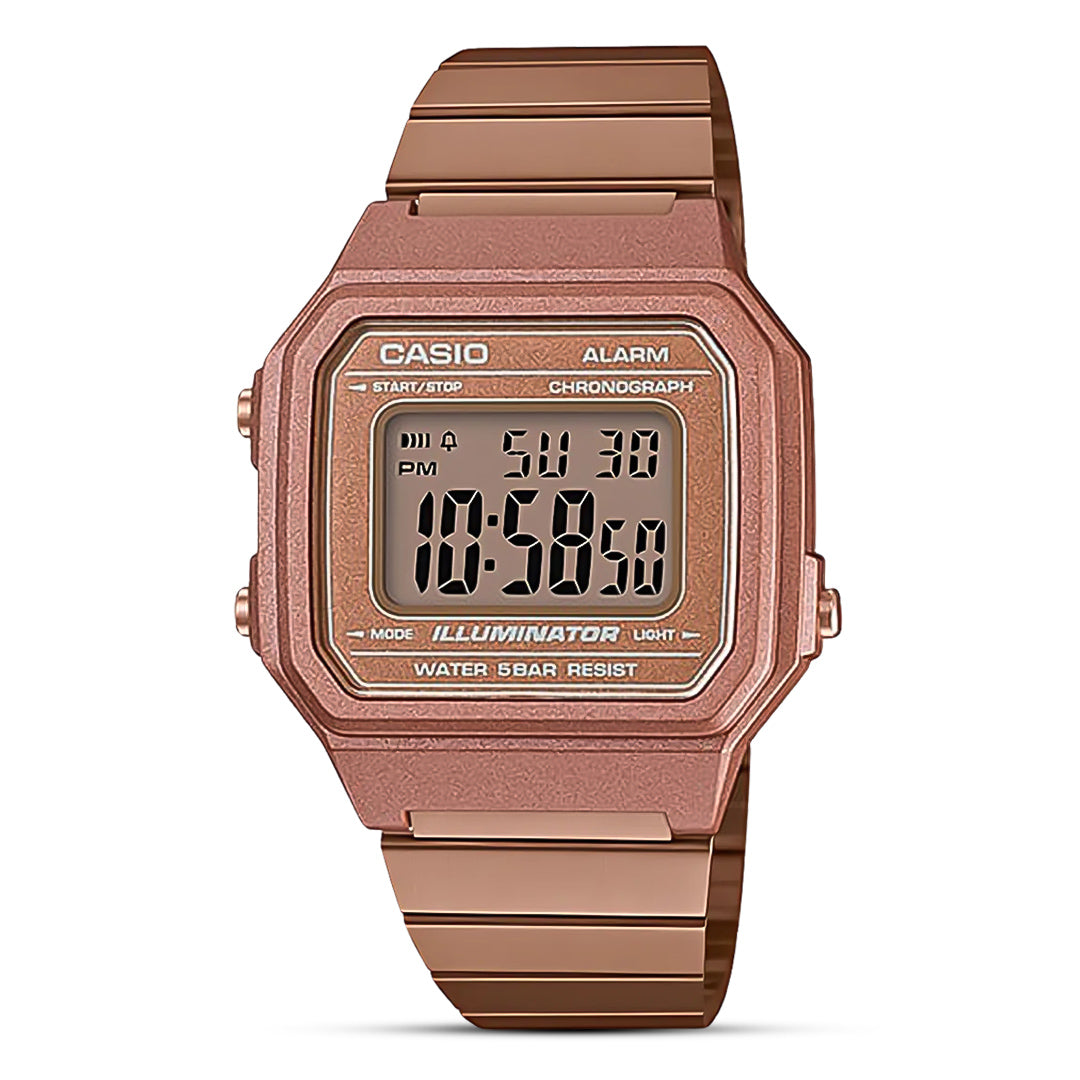 Casio Digital Chronograph Pink Dial Ladies Watch | B650WC-5ADF