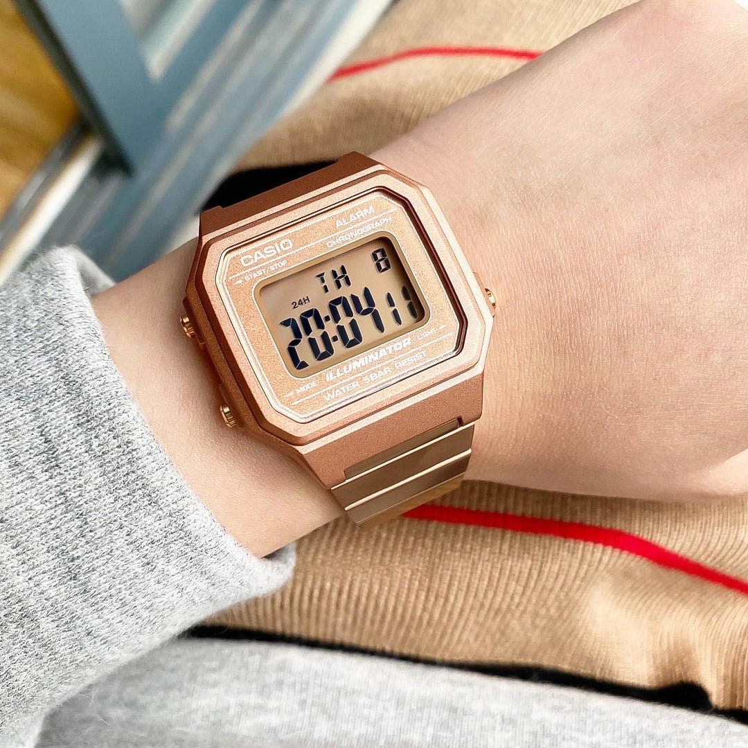 Casio Digital Chronograph Pink Dial Ladies Watch | B650WC-5ADF