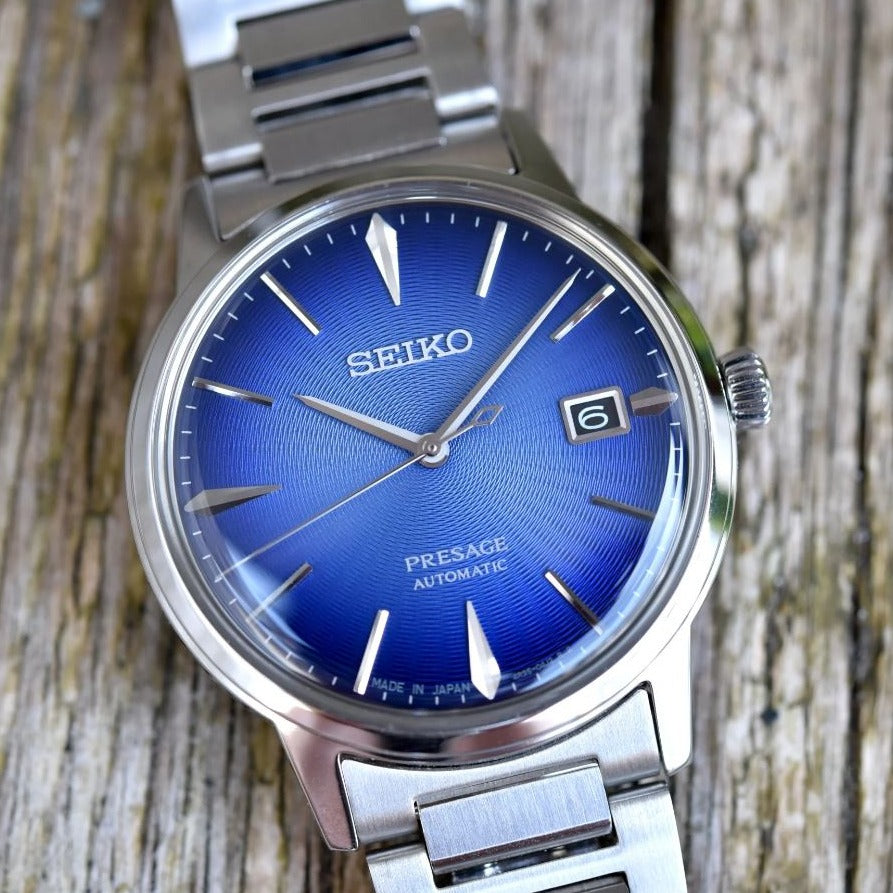 SEIKO PRESAGE AUTOMATIC COCKTAIL TIME THE AVIATION WATCH | SRPJ13J1