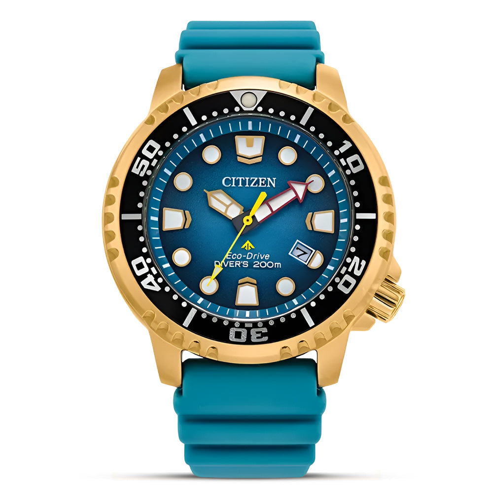 Citizen Eco-Drive Promaster Turquoise Blue Dial Mens Watch BN0162-02X