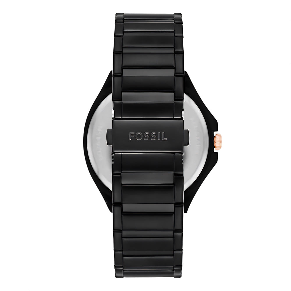 Fossil Fossil Evanston Multifunction Black Dial Men's Watch | BQ2645