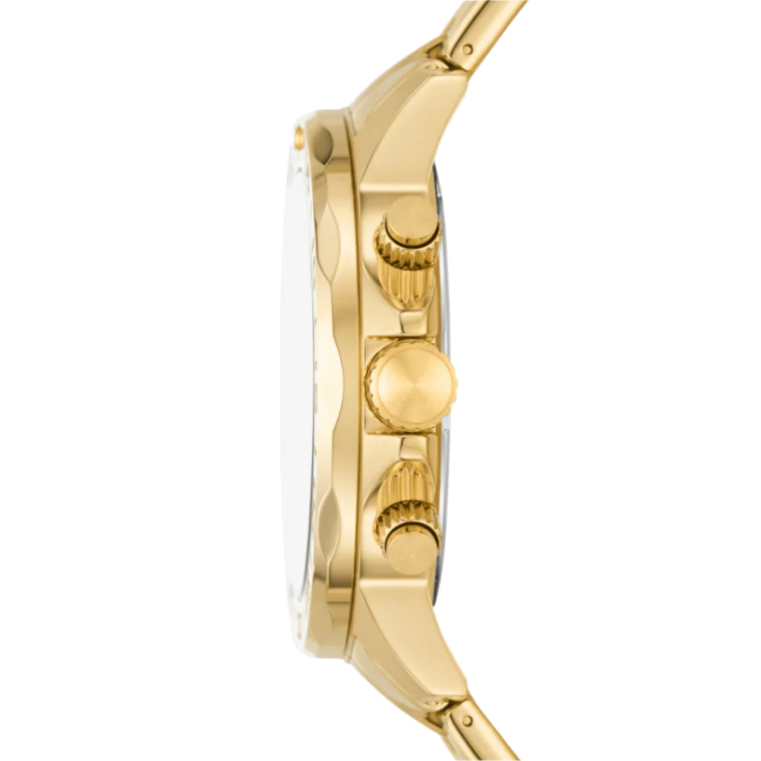 Fossil Bannon Multifunction Gold Tone Dark Blue Dial Watch| BQ2706