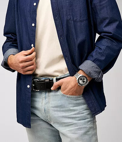 Fossil Autocross Multifunction Silver Dial Men's Watch| BQ2873