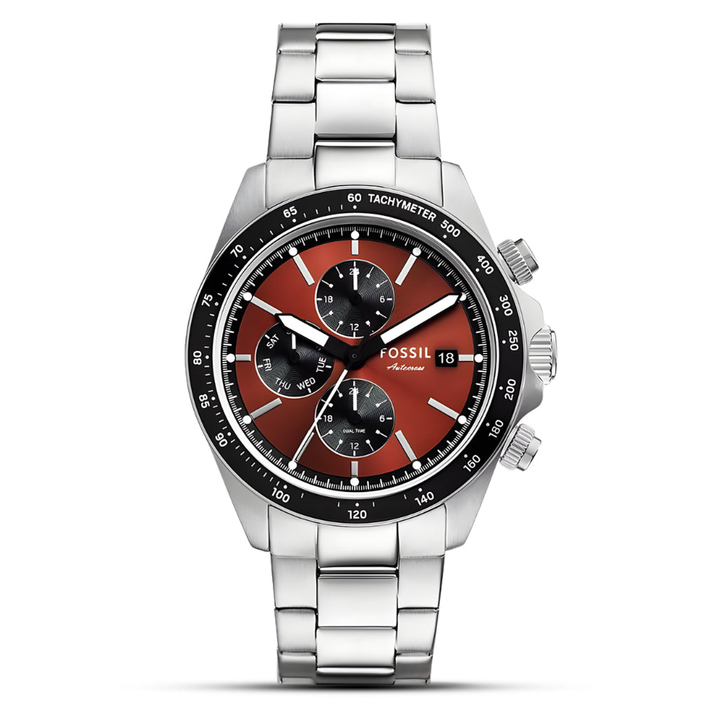 Fossil Autocross Red Dial Men's Watch | BQ2895