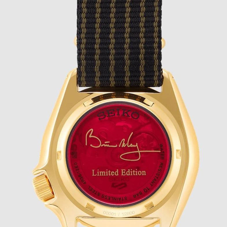 SEIKO 5 SPORTS AUTOMATIC BRIAN MAY LIMITED EDITION WATCH | SRPH80K1