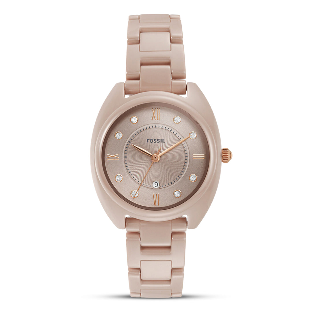 Fossil Gabby Crystal Brown Dial Ladies Watch | CE1110