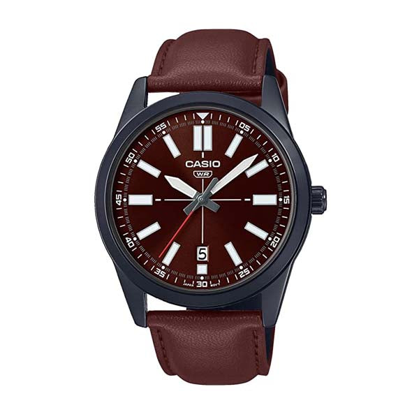 Casio Brown Dial Men’s Analog Watch MTP-VD02BL-5EUDF
