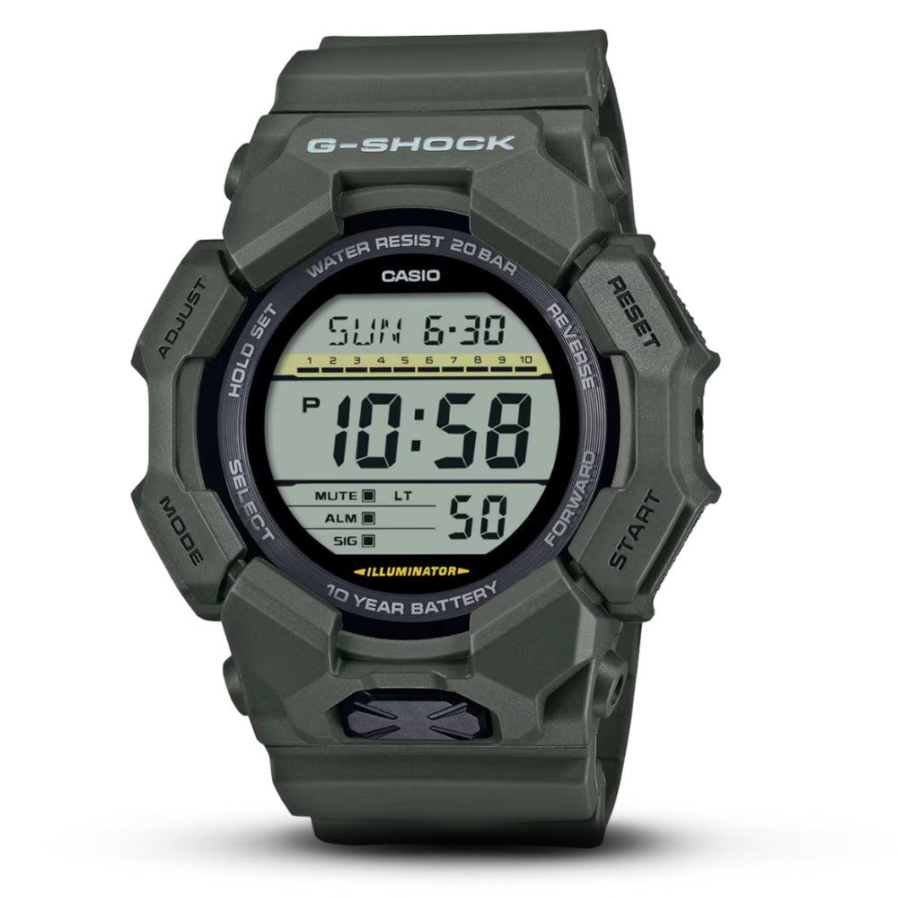 Casio G-Shock "Alarm World Time" Digital Men's Watch | GD-010-3DR