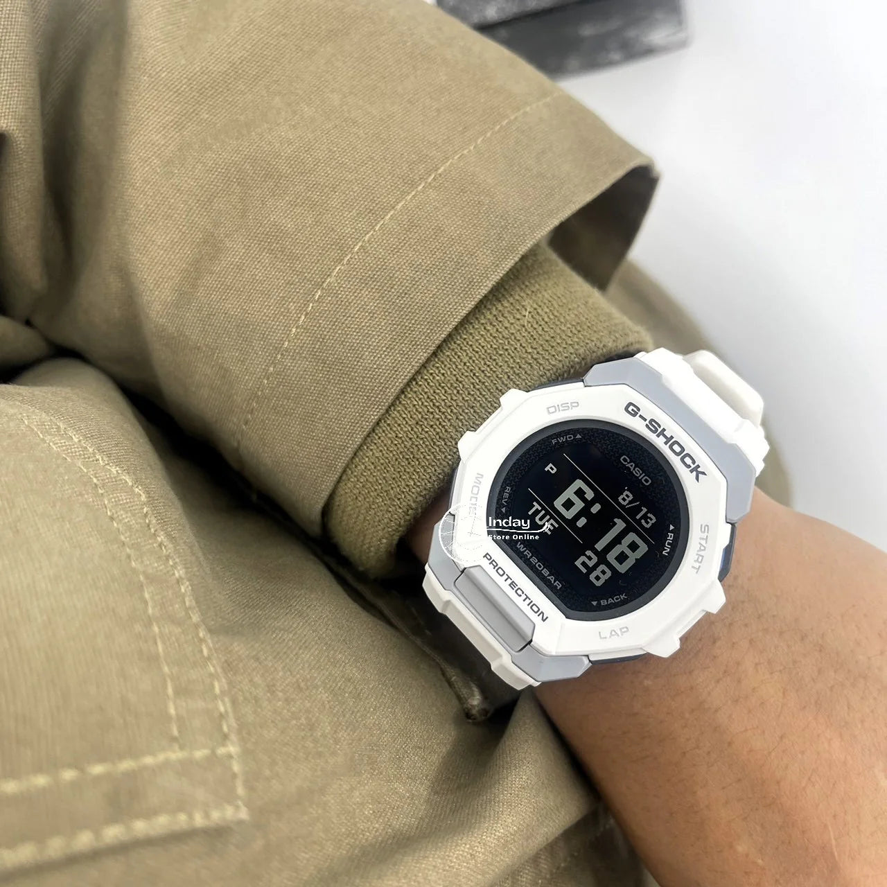 Casio G-Shock GBD-300-7DR White Sport Watch for Men| Time Access