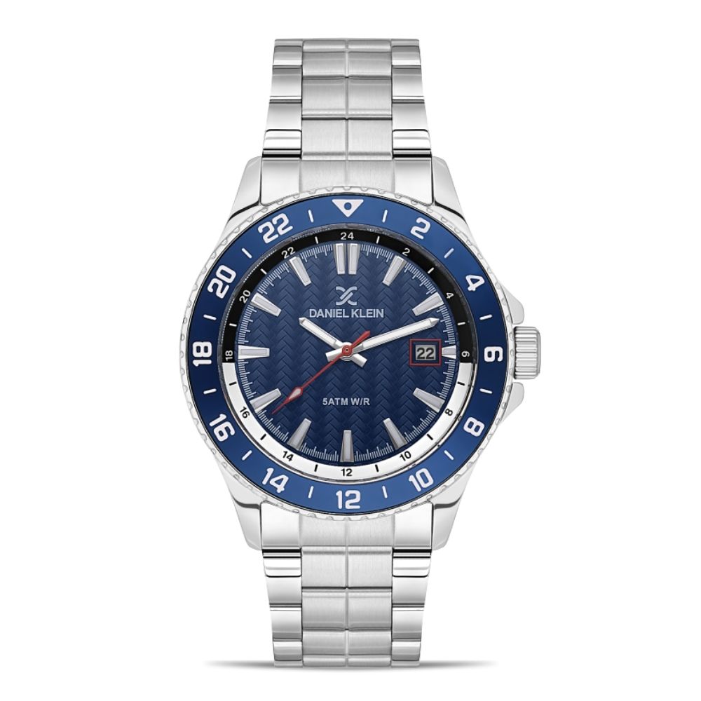 Daniel Klein Navy Blue Dial Men's Watch | DK.1.13818-2