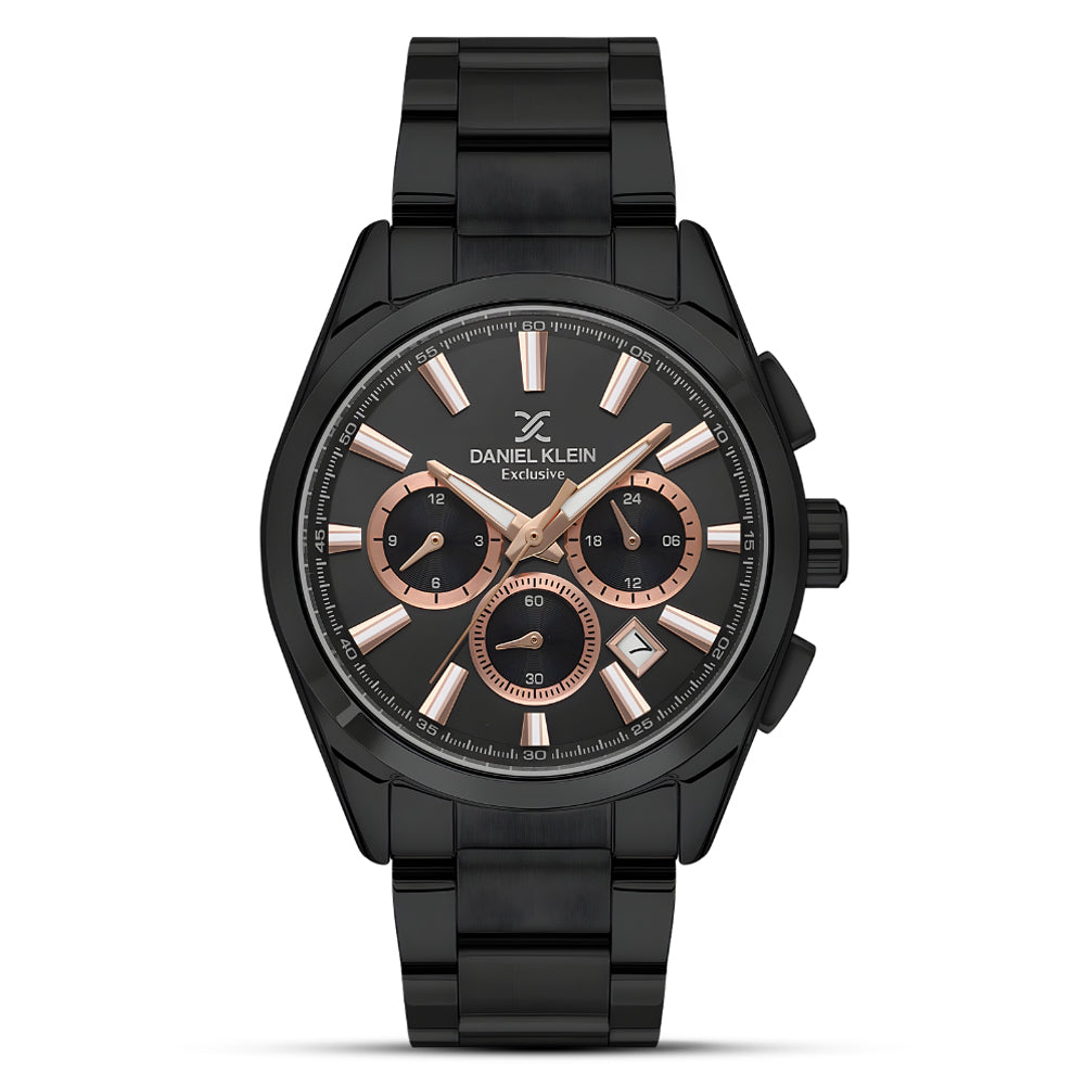 Daniel Klein Chronograph Black Dial Men's Watch DK.1.13808-5