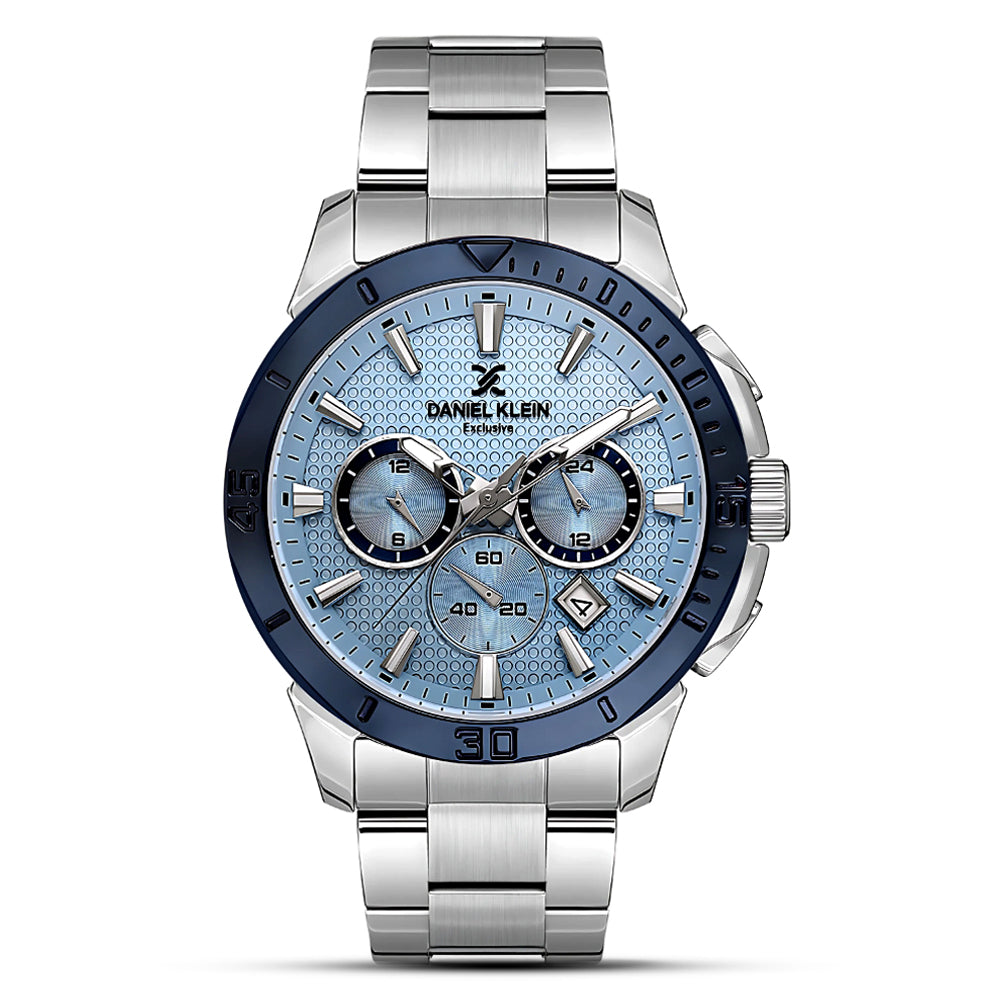 Daniel Klein Chronograph Ice Blue Dial Men's Watch | DK.1.13892-4