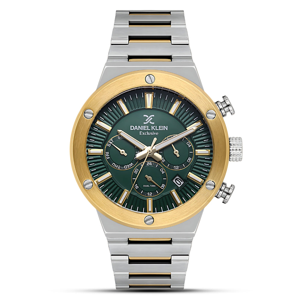 Daniel Klein Green Dial Men's Watch | DK.1.13996-4
