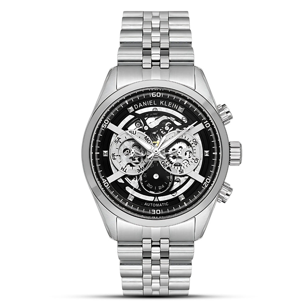 Daniel Klein Automatic Skeleton Black Dial Men's Watch | DK.1.14093-2