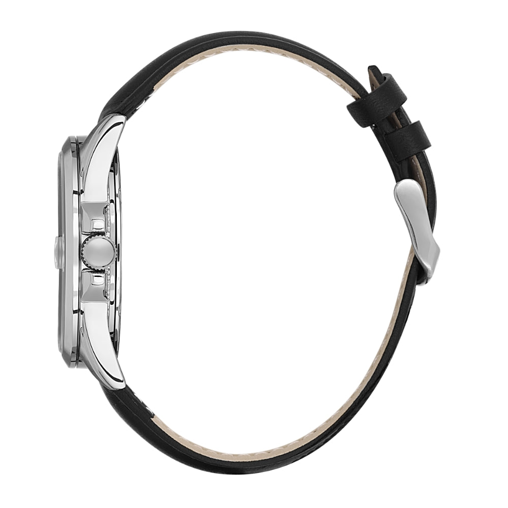 Daniel Klein Leather Strap Green Dial Men's Watch | DK.6.14038-3