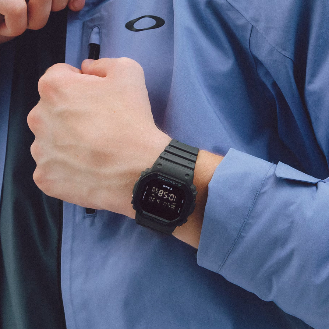 Casio G-Shock Digital Black Dial Resin Band Watch | DW-5610UU-8DR