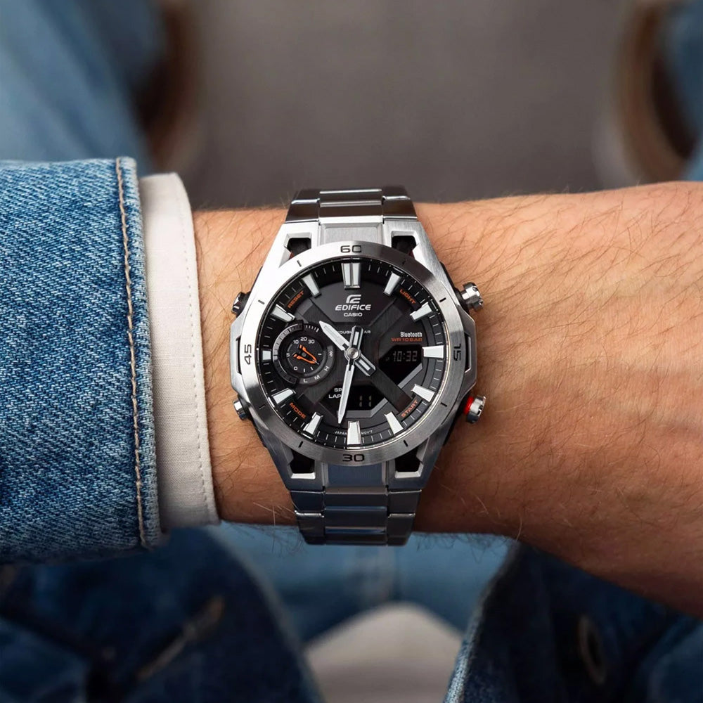 CASIO EDIFICE SOSPENSIONE ANALOG-DIGITAL WATCH ECB-2300D-1ADF