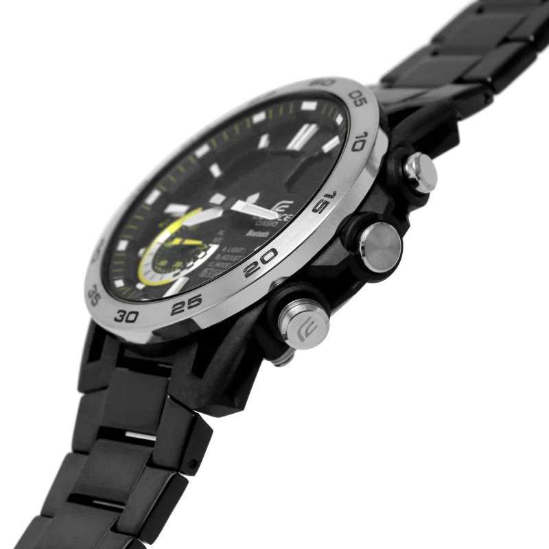 Casio Edifice Mobile Linked Stainless Steel Men's Watch| ECB-40DC-1ADF