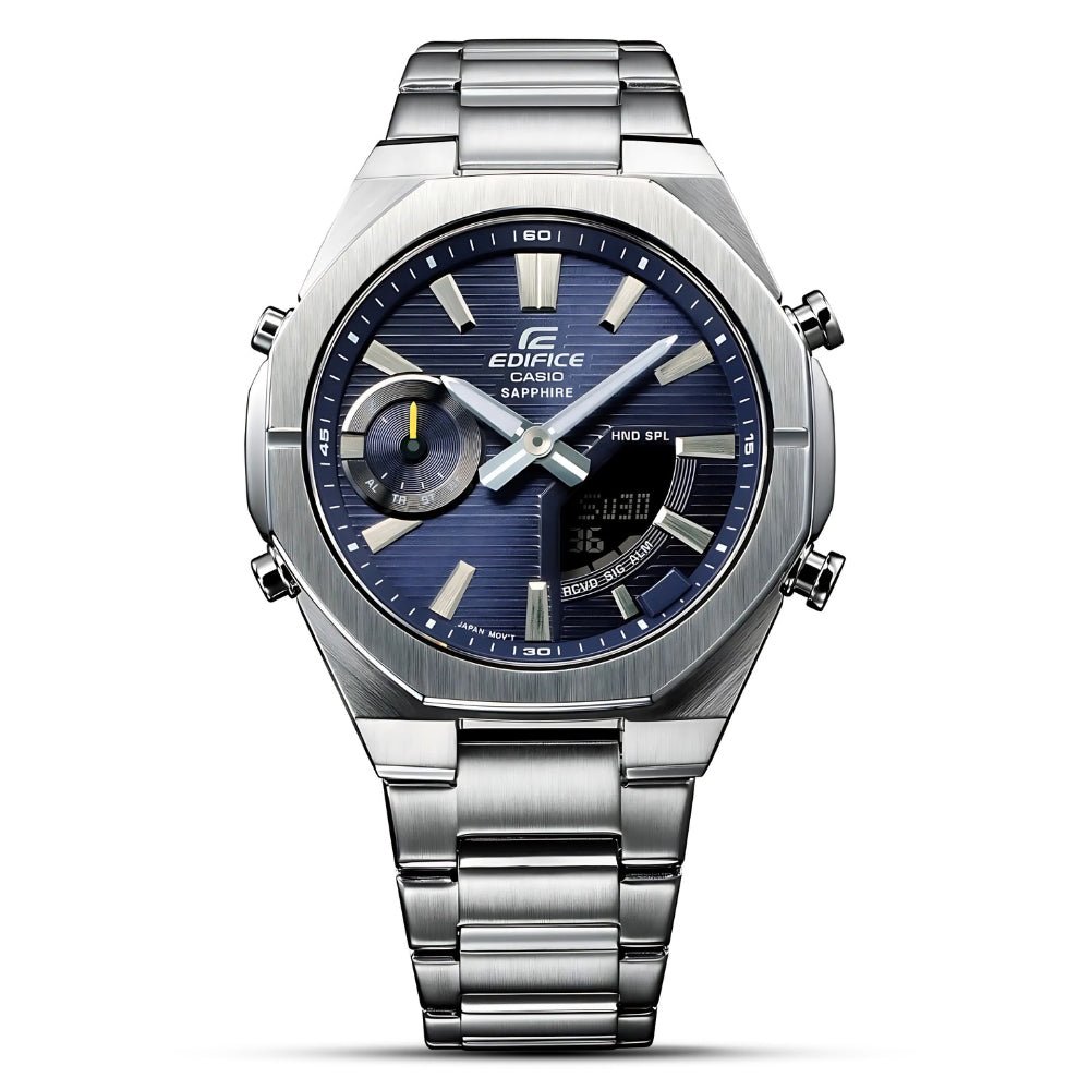 CASIO EDIFICE Smartphone Link Blue DIAL MEN'S WATCH | ECB-S10D-2ADF