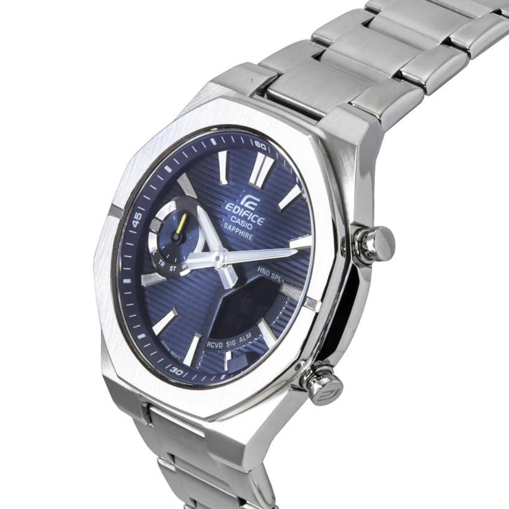 CASIO EDIFICE Smartphone Link Blue DIAL MEN'S WATCH | ECB-S10D-2ADF