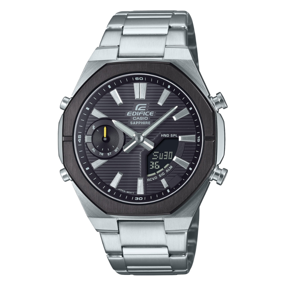 CASIO EDIFICE Smartphone Link Grey DIAL MEN'S WATCH | ECB-S10DB-1ADF