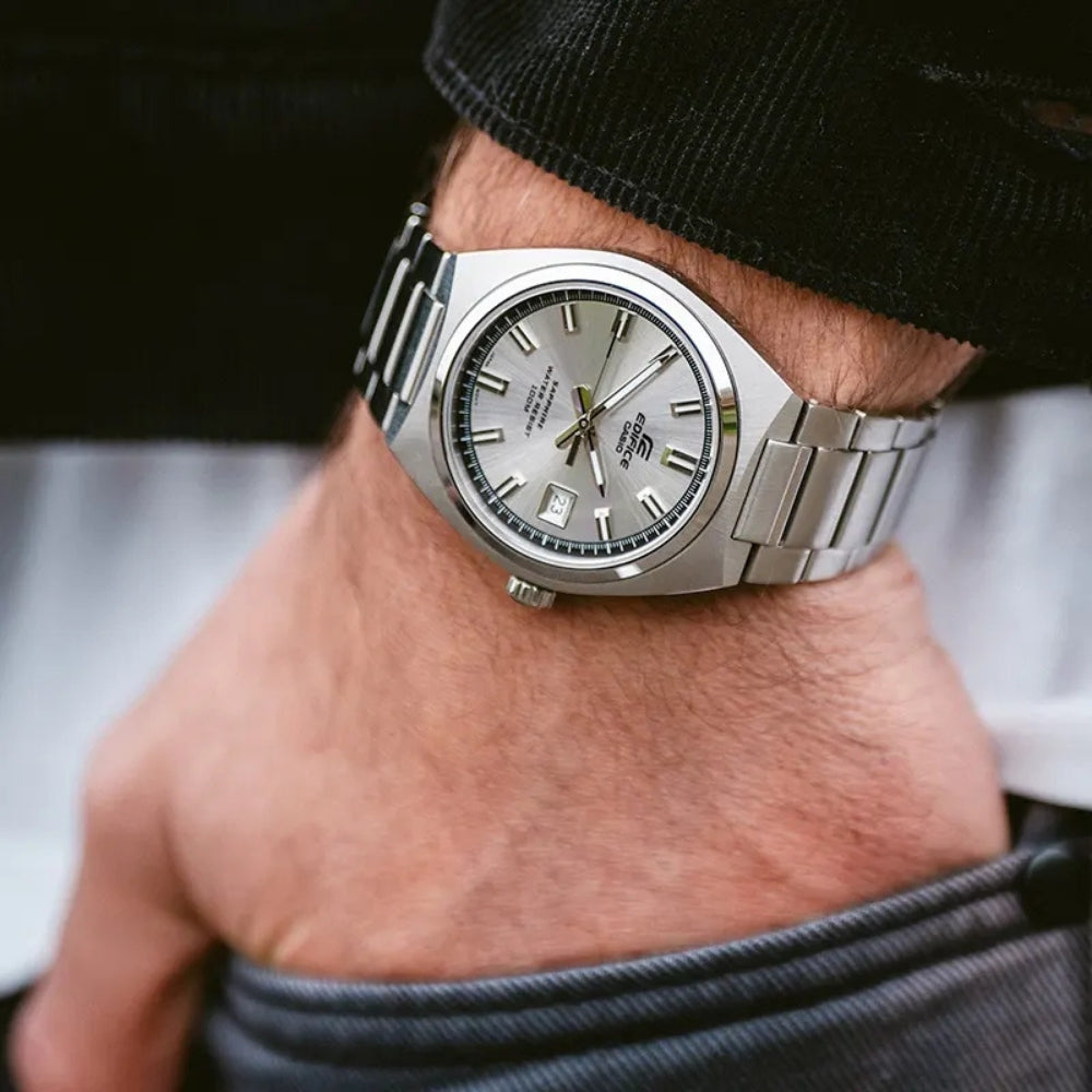 Casio Edifice Motorsports Silver Dial Men's Watch | EFB-109D-7AVDF