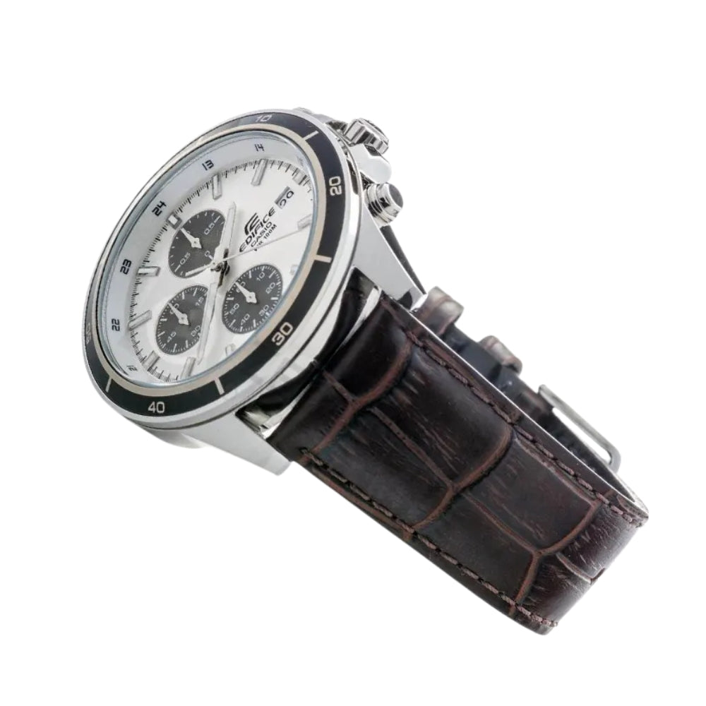Casio Edifice Chronograph White Dial Men's Watch | EFR-526L-7AVUDF