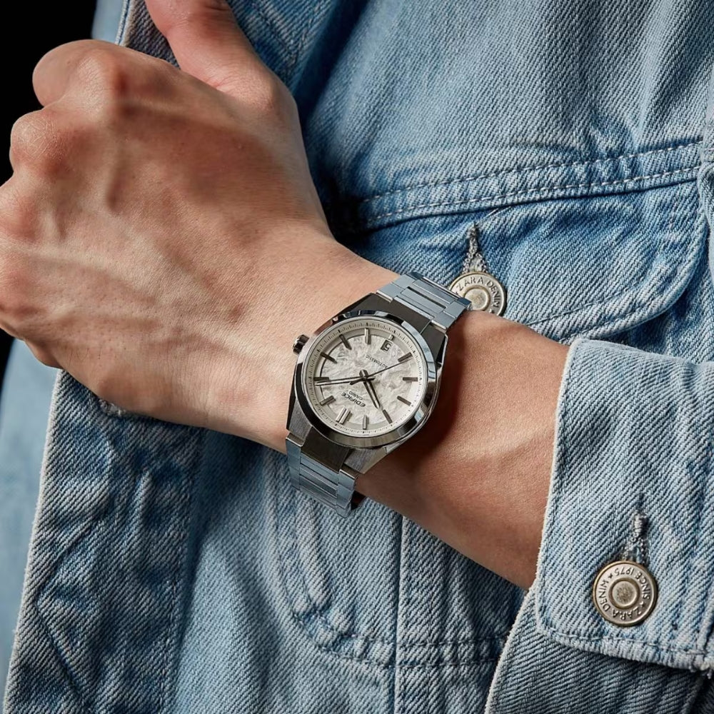 Casio Edifice Automatic White Dial Men's Watch | EFK-100D-7ADR