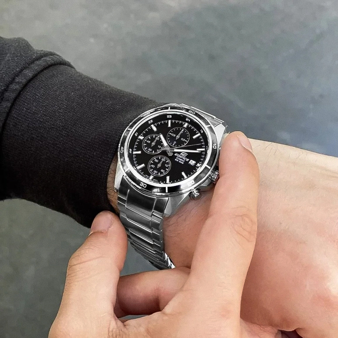 Casio Edifice Chronograph Black Dial Men's Watch | EFR-526D-1AVUDF
