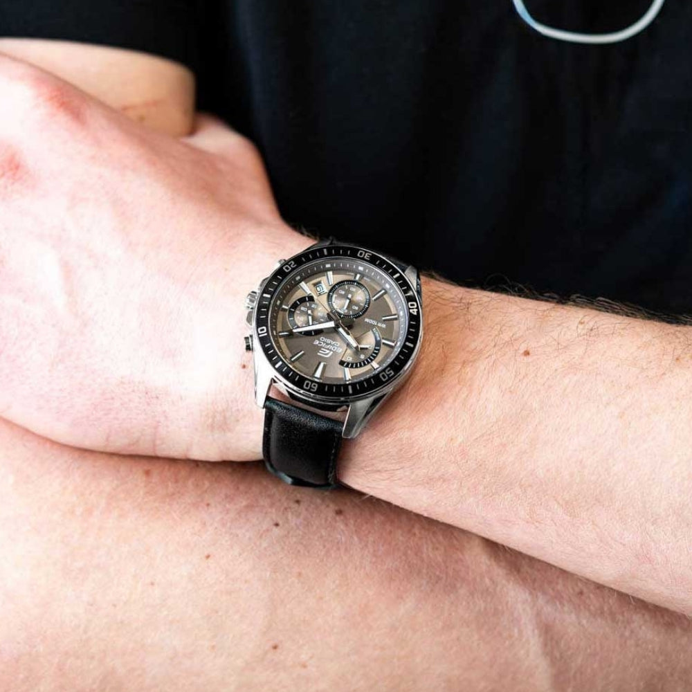 Casio Edifice Chronograph Grey Dial Men's Watch EFR-552L-5AVUDF