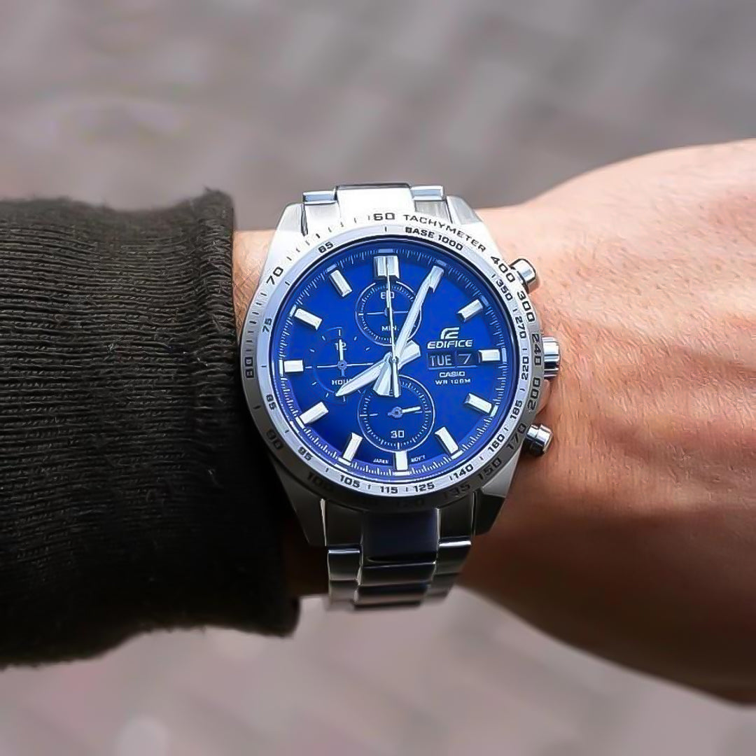 Casio Edifice Chronograph Blue Dial Men's Watch | EFR-574D-2AVUDF