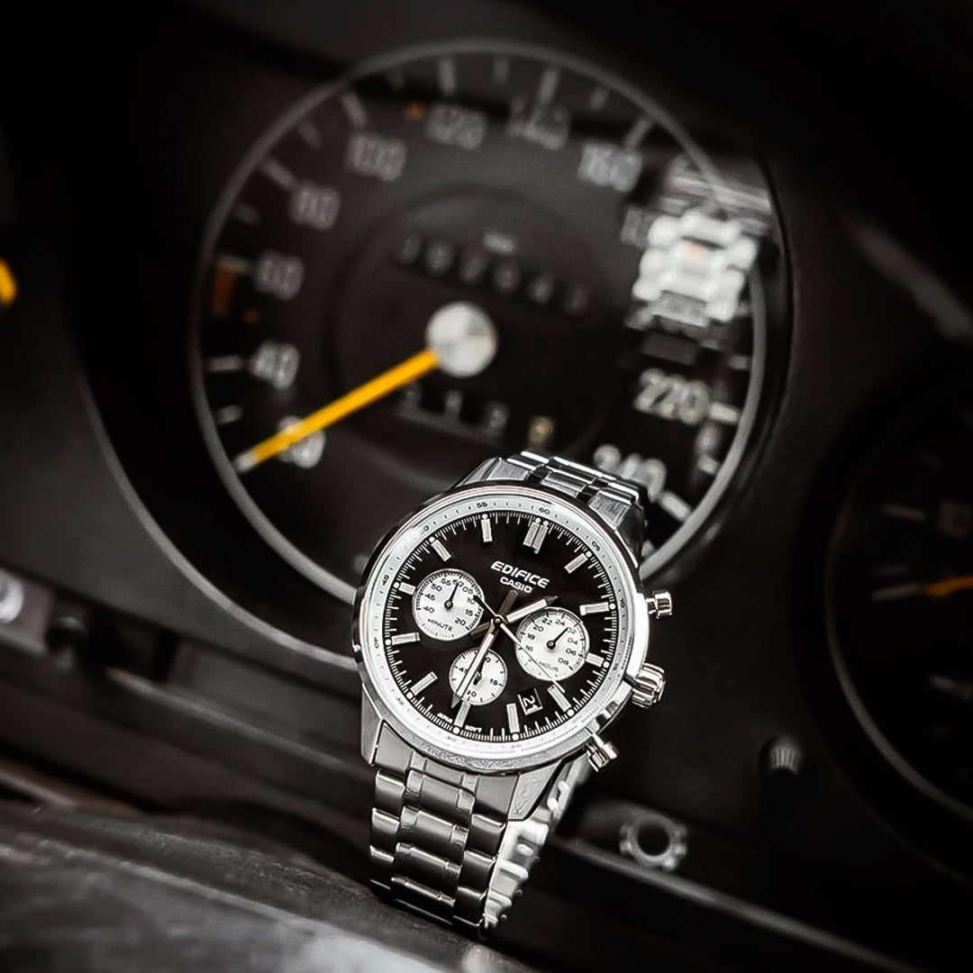 Casio Edifice Chronograph Black Dial Men's Watch | EFR-575D-1ADF