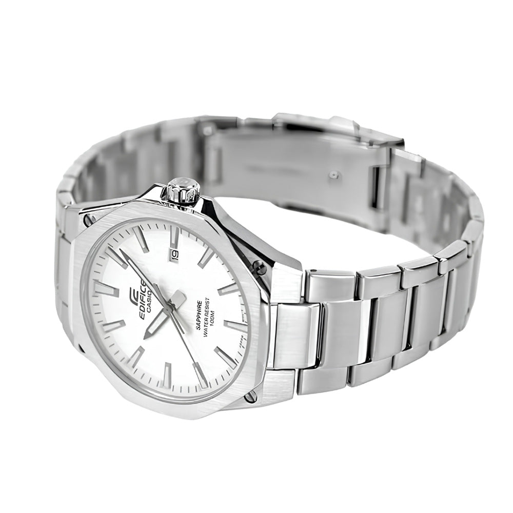 Casio Edifice 3-Hand White Dial Men's Watch| EFR-S108D-7AVUDF