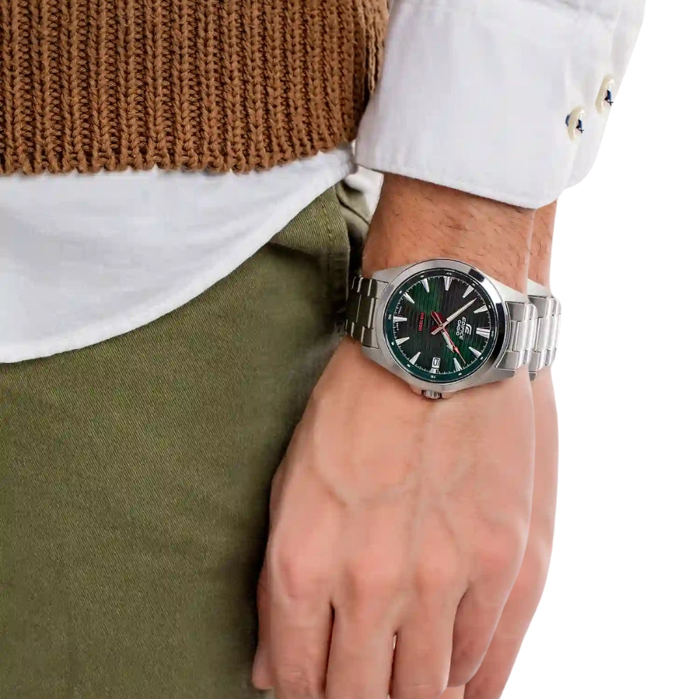 CASIO EDIFICE ANALOG GREEN DIAL MEN'S WATCH | EFV-140D-3AVUDF