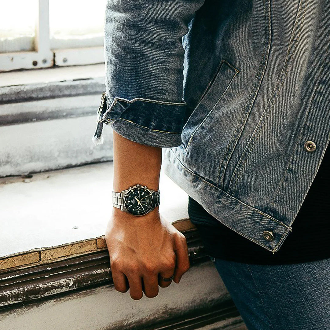 Casio Edifice Chronograph Black Dial Men's Watch | EFV-540D-1A9VUDF